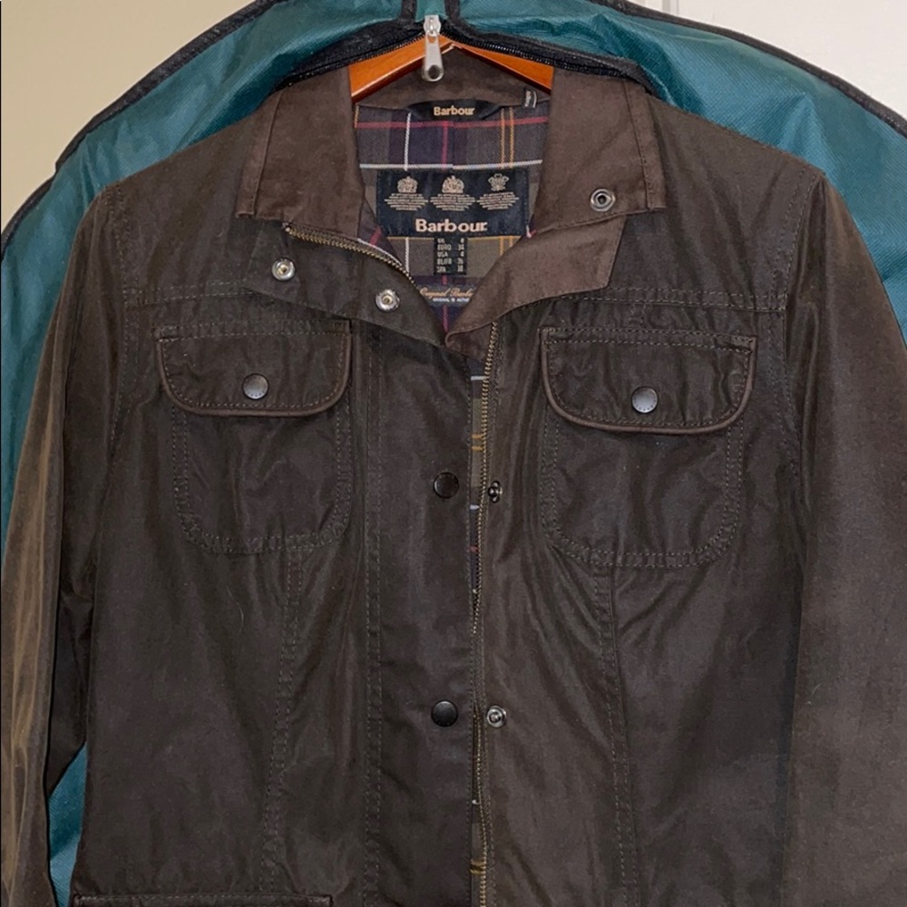 Women’s Barbour waxed jacket